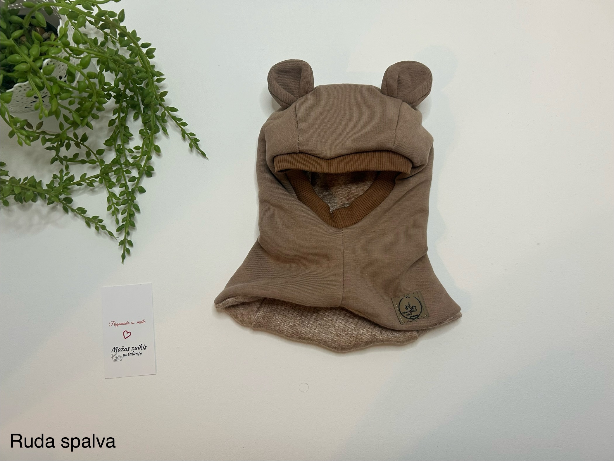 Šalmukas žiemai siuvamas pagal išsirinktas spalvas - Image 2