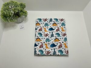 Flaneliniai vystyklai “spalvoti dinozaurai”