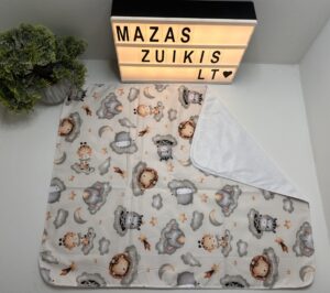 Neperšlampamas paklotas “gyvūnai ant debesų”