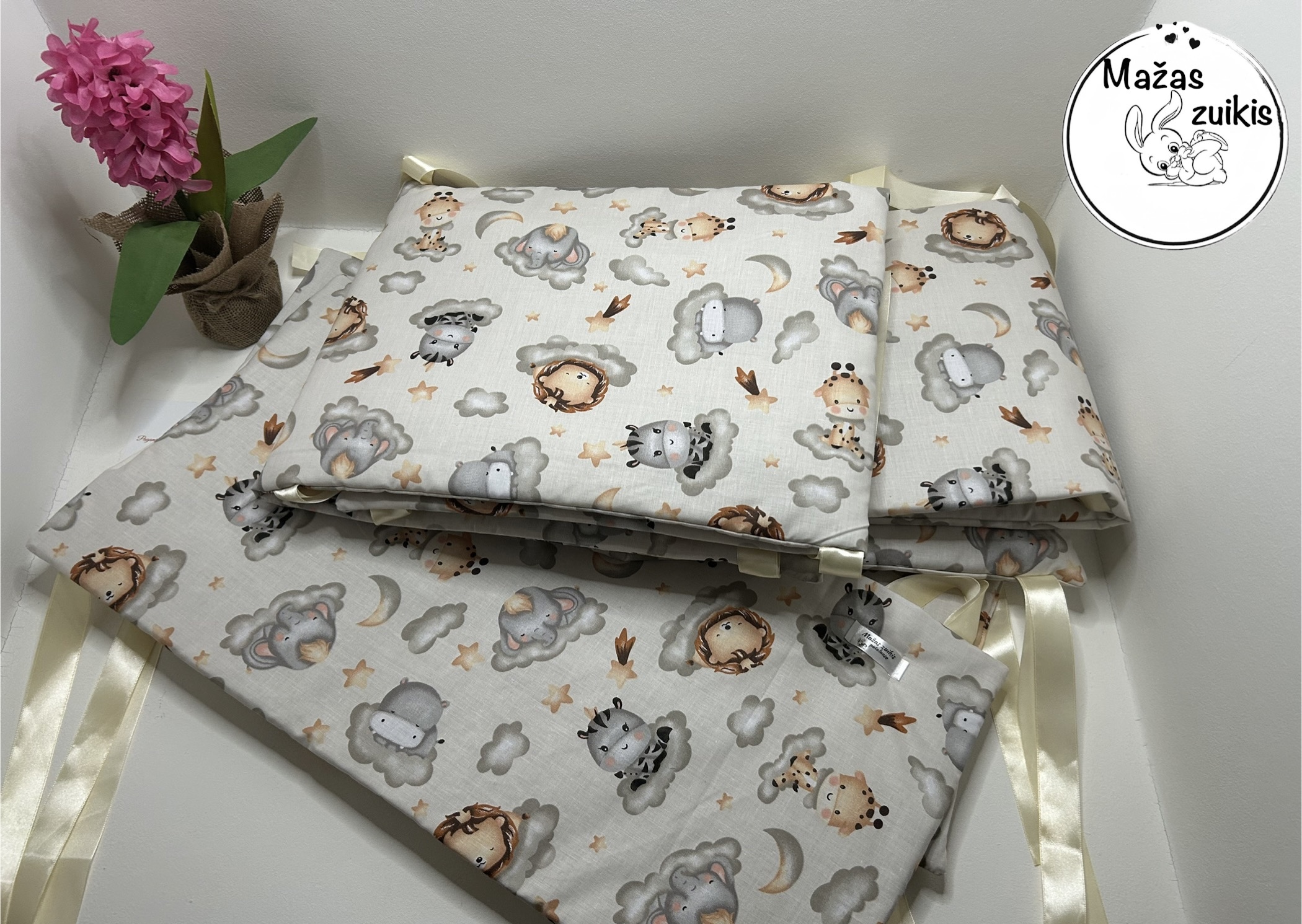 Apsaugėlės lovytei pagal išsirinktas spalvas