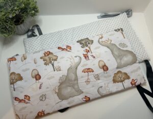 Apsaugėlė 120x60cm lovytei “Drambliukas miške”