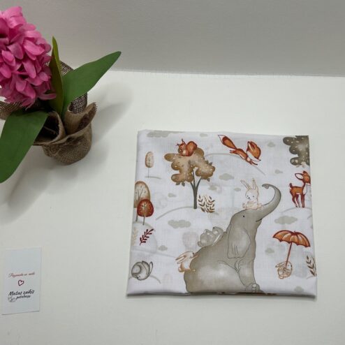Paklodė su guma vežimui 80x40cm “DRAMBLIUKAS MIŠKE”