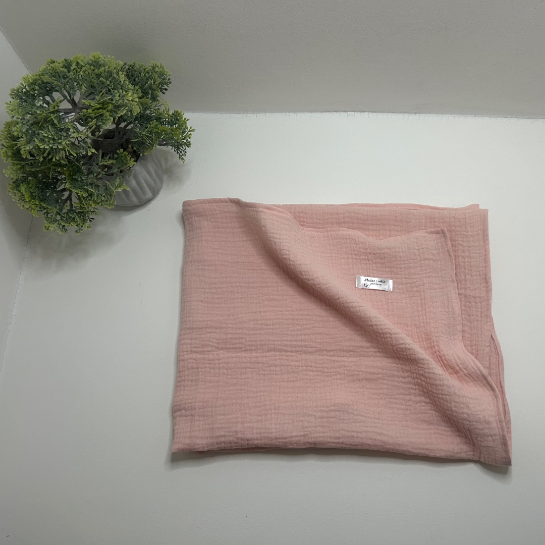 Muslino pledukas 80x90cm “persikas”