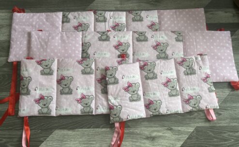 Apsaugėlė 120x60cm lovytei “IT’S A GIRL” - Image 3