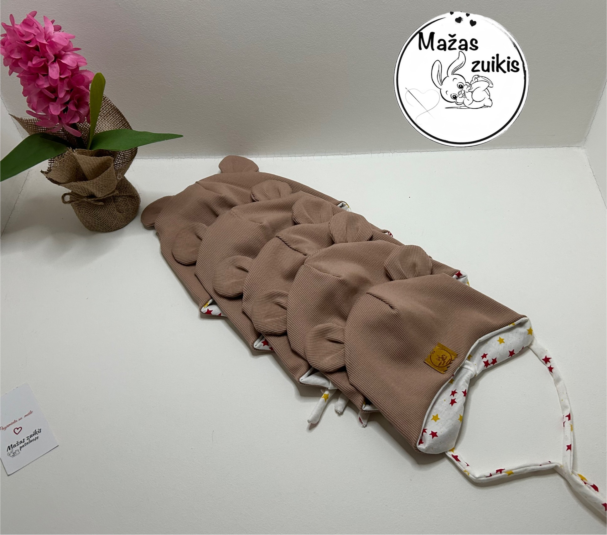 Kepurė pavasariui/rudeniui “Warm taupe”