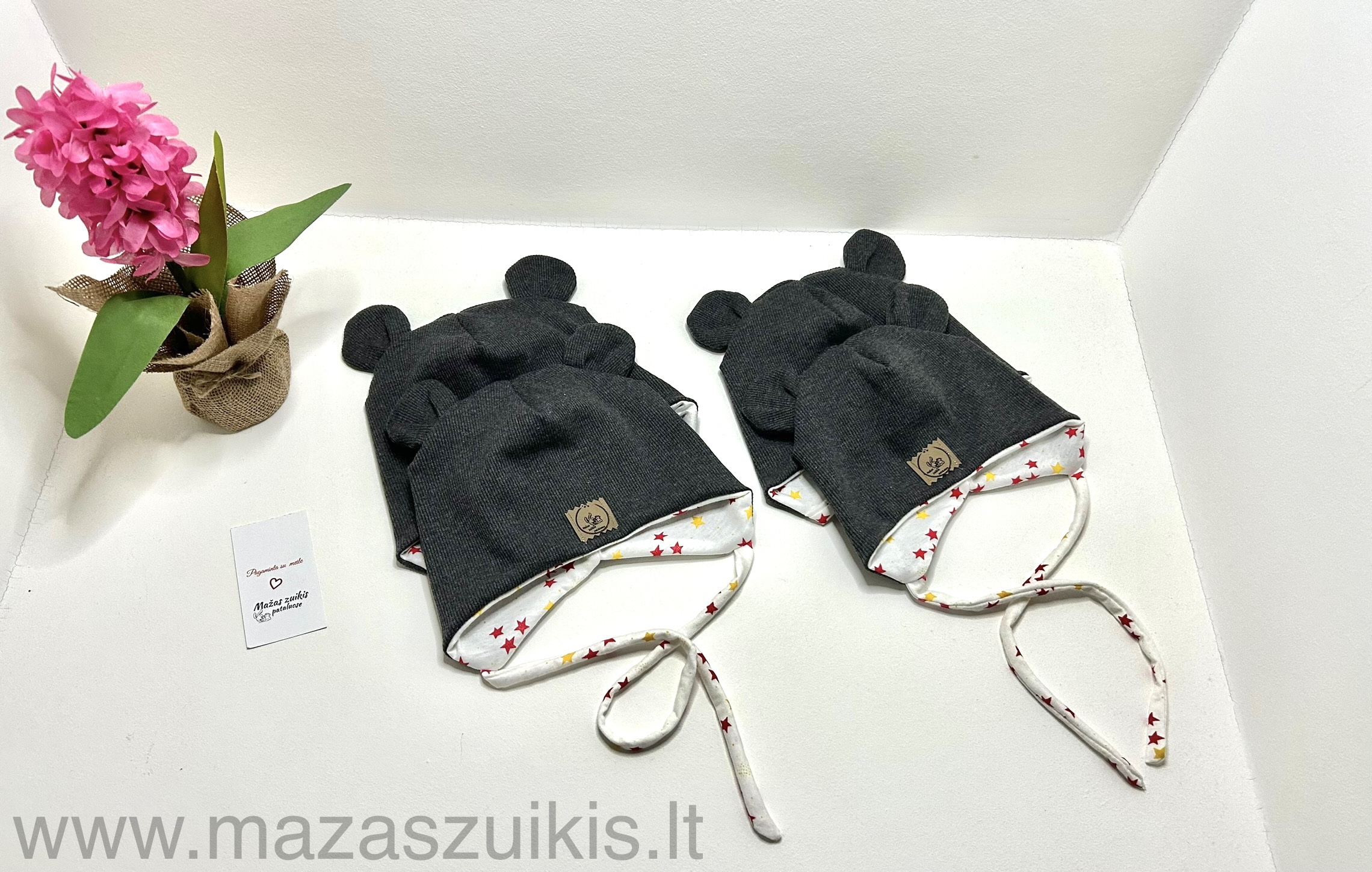 Kepurė pavasariui/rudeniui “Dark melange”