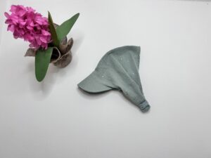Muslino skarelė 47-50cm “žalsva su brūkšneliais”