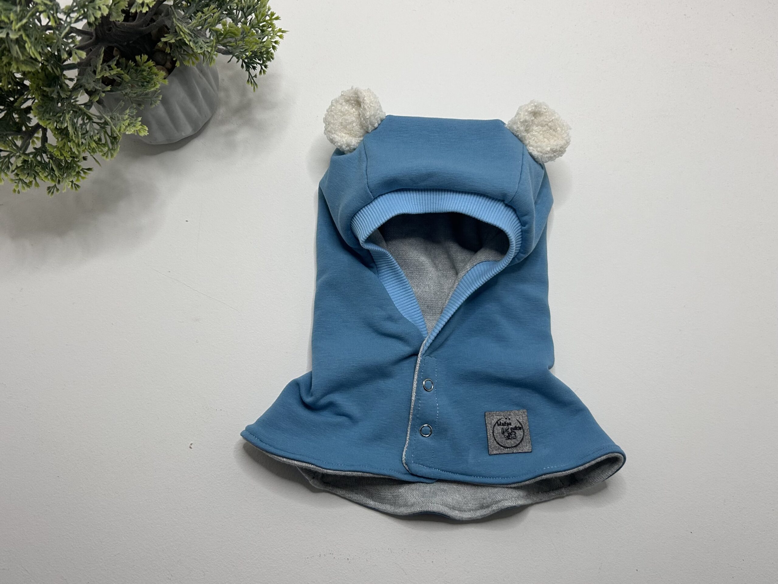 Užsegamas šalmukas žiemai 48-50cm “blue moon” - Image 2