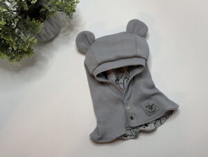 Susegamas šalmukas 40-42cm “new light grey”