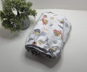 Paklodė 120x60cm “vėžliukai”