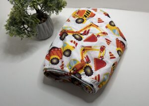 Paklodė su guma “traktoriai” 120x60cm