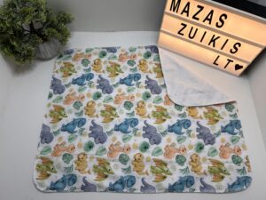 Neperšlampamas paklotas “dinozaurai”