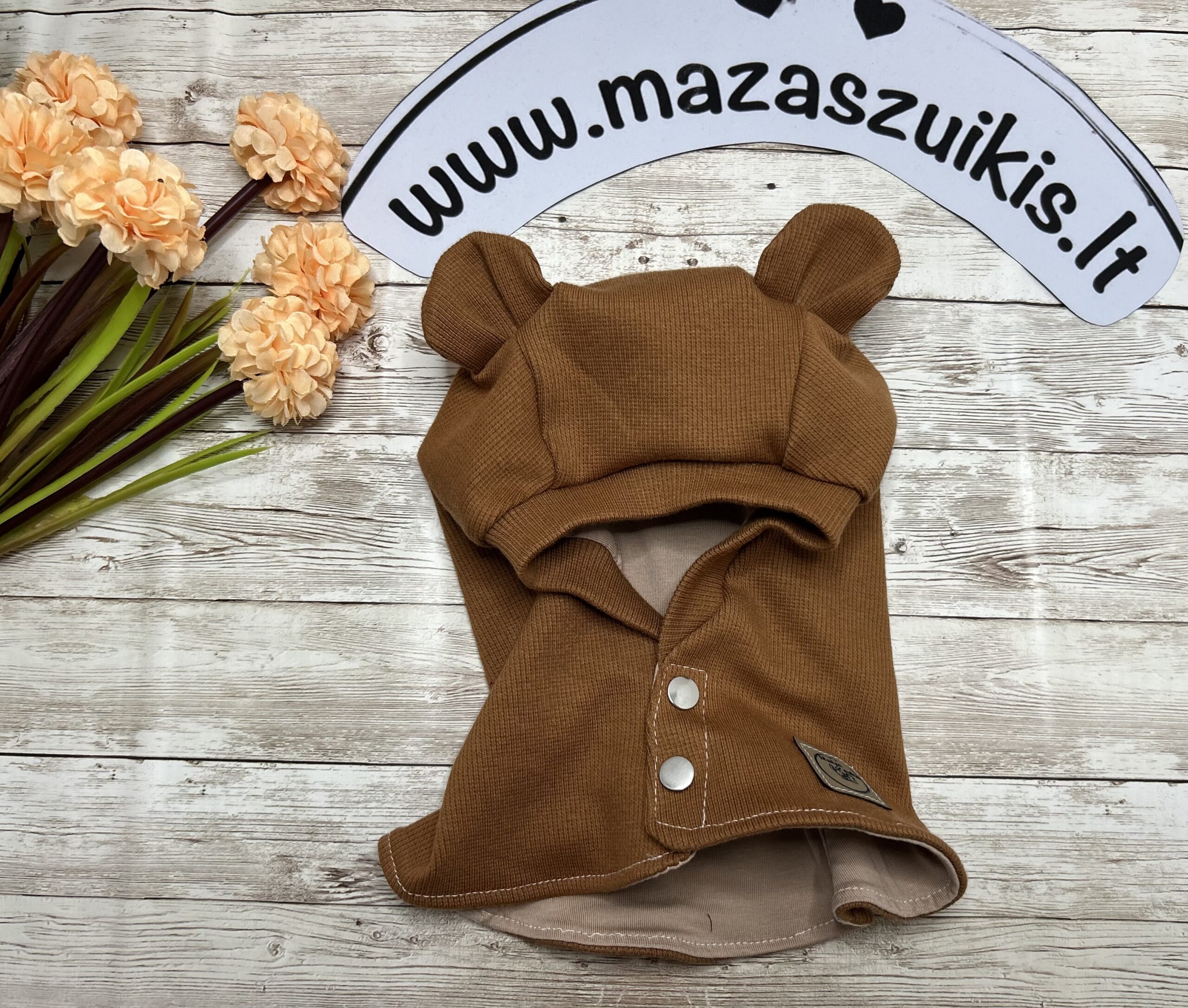 Šalmukas 42-44cm “kapučino” - Image 2